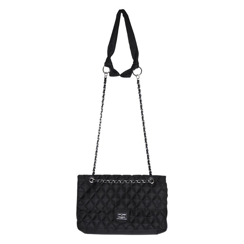 

Women s bag New diamond large capacity bag Retro versatile chain bag Crossbody bag Shoulder bag Portable tote bag