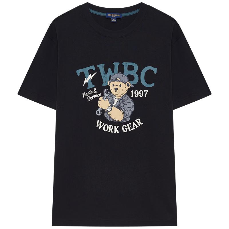 Teenie Weenie Men s Vintage Print Crew Neck T-Shirt L