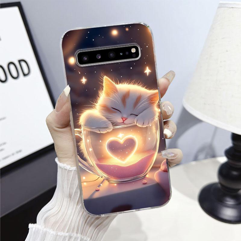 For Samsung S10 Plus S10 5G4G S10E Case Transparent Cover For Samsung Galaxy S10+ Marble Clear Soft Silicone Phone Case Fundas