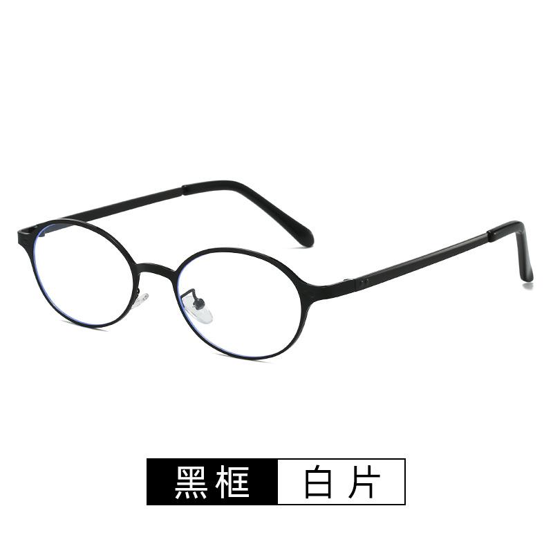 Customized Hong Kong style new metal sunglasses women s high-end fashion old money style retro oval small frame polarized sunglasses