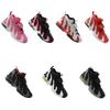 Men Women Basketball Sneakers Low Top Casual Sport Shoes With Air Cushion Shock Absorption Non-Slip Rubber Sole