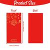 2/5Pcs Gold Foil Designed Red Envelope Bags Christmas Blessing Lucky Money Bags Christmas Party Supplies Happy New Year Gifts