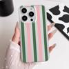 Colorful Vertical Stripes Phone Case For IPhone 11 13 14 PIus 15 12Pro Case 16 17 Pro Max 17Air Case Shockproof Clear Soft Case
