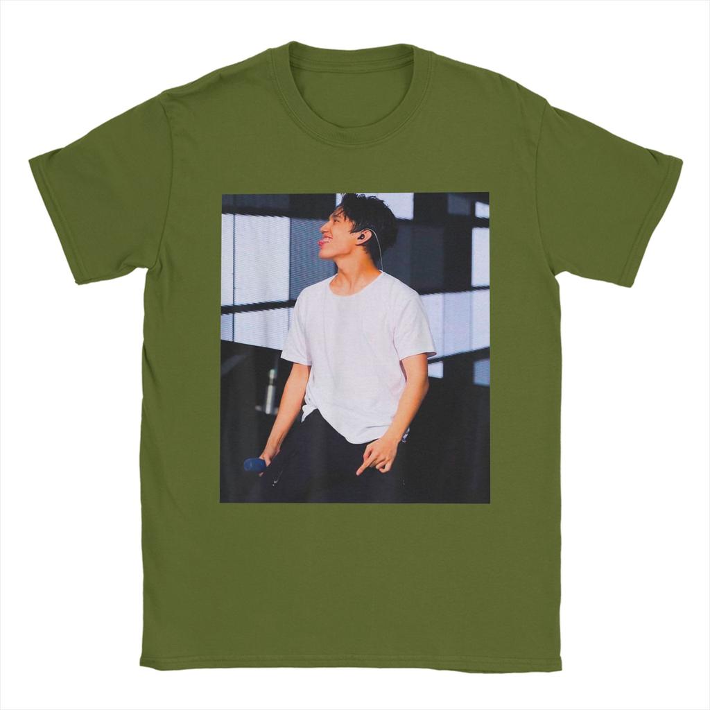 Novelty My Favorite Dimash Dear Dears Forever Music T-Shirts for Men Round Neck Cotton T Shirts Short Sleeve Tee Shirt Tops