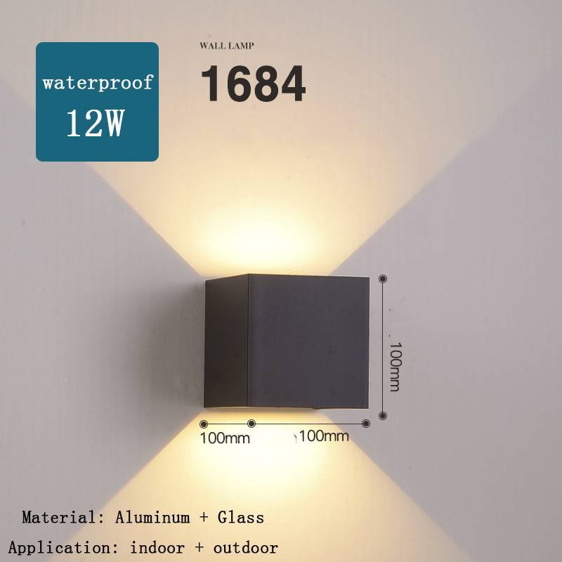 Adjustable Beam Angle Waterproof IP65 Wall Lamp LED Nordic Modern Lights Outdoor Garden Gate Balcony Courtyard Wall Light