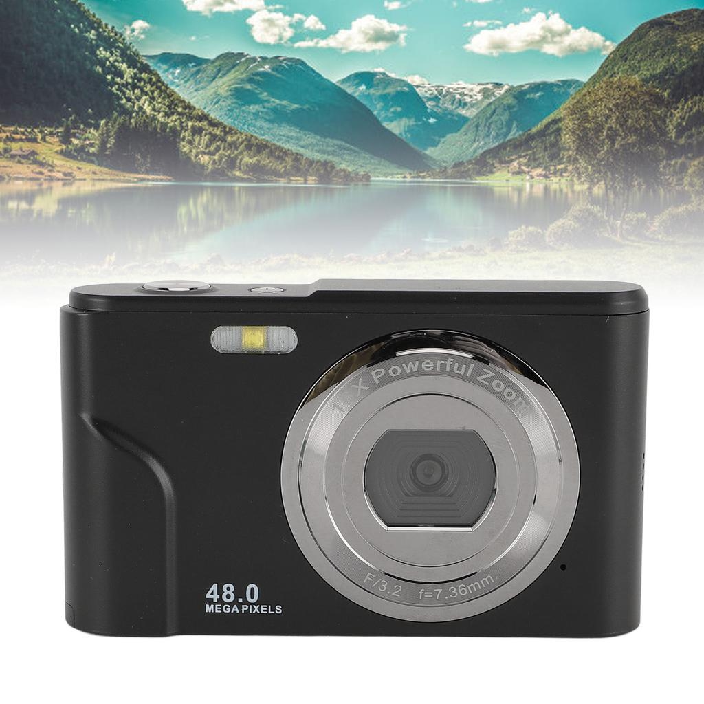 1080P Digital Camera for Kids Adults 48MP   Camera with 16X Digital Zoom 2.4 Inch   Display Compact Point and Shoot Camera Anti Shake