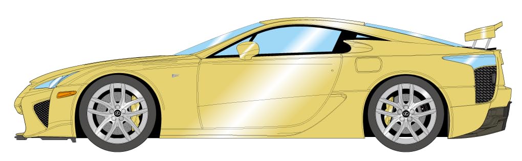 

EIDOLON Lexus LFA 2010 Rear Wing Up Crystal Gold Finished Product 1/18