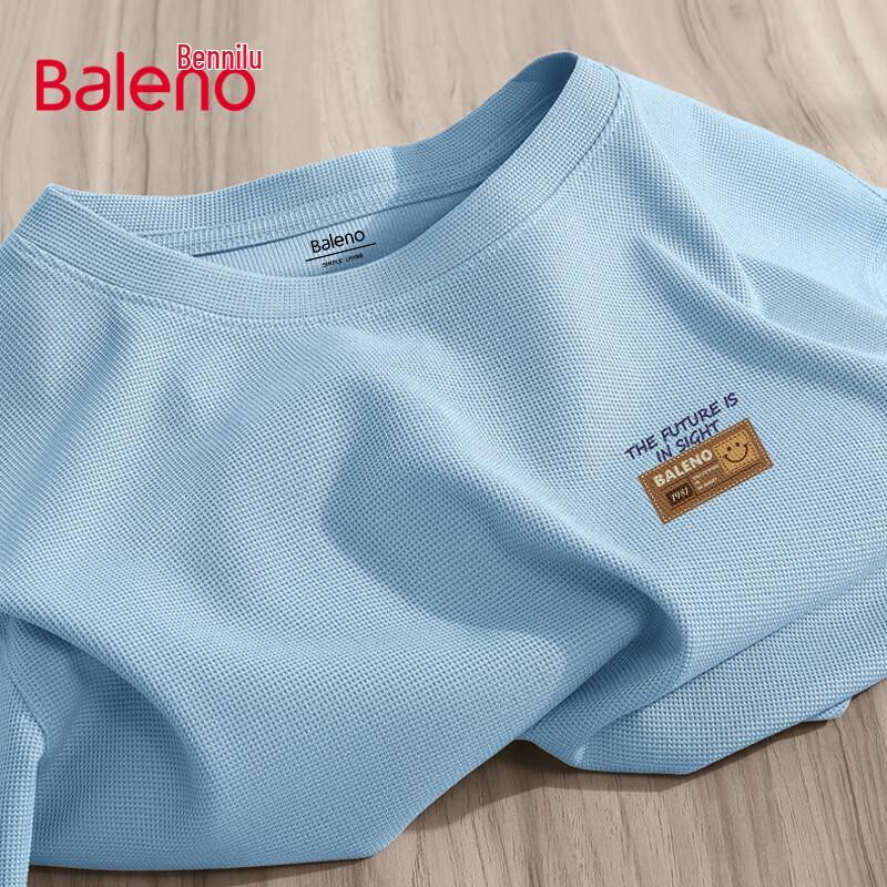 Baleno Men's Waffle Knit Short Sleeve T-Shirt