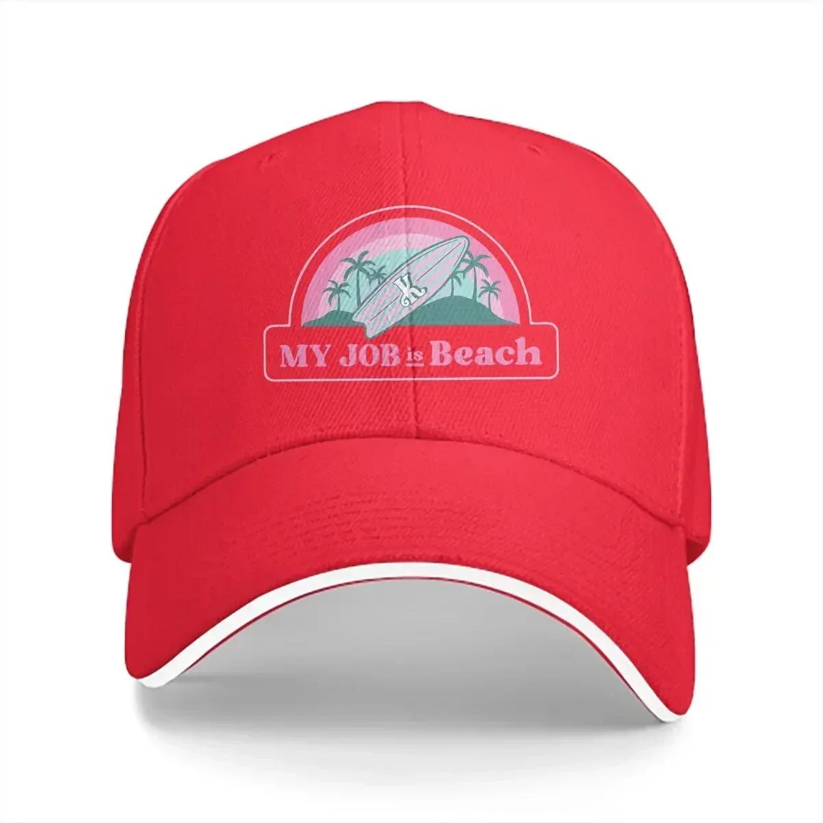 

Washed Unisexs Baseball Cap My Job Is Beach Sports Snapback Caps Dad Hat Surfing Extreme Sports Golf Hats One Size