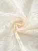 1PC Beige Lace Small Square with Tassel Curtains, Living Room Bedroom Door Curtains, Windows, Holiday Party Decorations