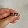 Retro Overlapping Bridges Ring For Men Silver Color Punk Gothic Open Ring Handmade Designer Jewelry Unisex Accessoriess Gift