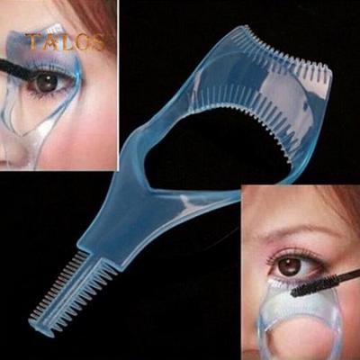 3 i 1 Mascara Shield Guard Eyelash Comb Card Makeup Tool