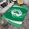 Grüner Teppich mit Panathinaikos Kleeblatt-Logo 1908, Sport-Dekor-Teppich Geeignet für den Einsatz als Antirutschmatte für Wohnzimmer Schlafzimmer Sofas