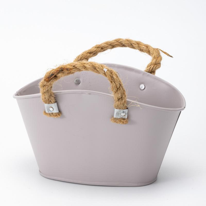 

1 шт. модный домашний декор сплошной цвет в скандинавском стиле железное ведро цветочный горшок настольный орнамент