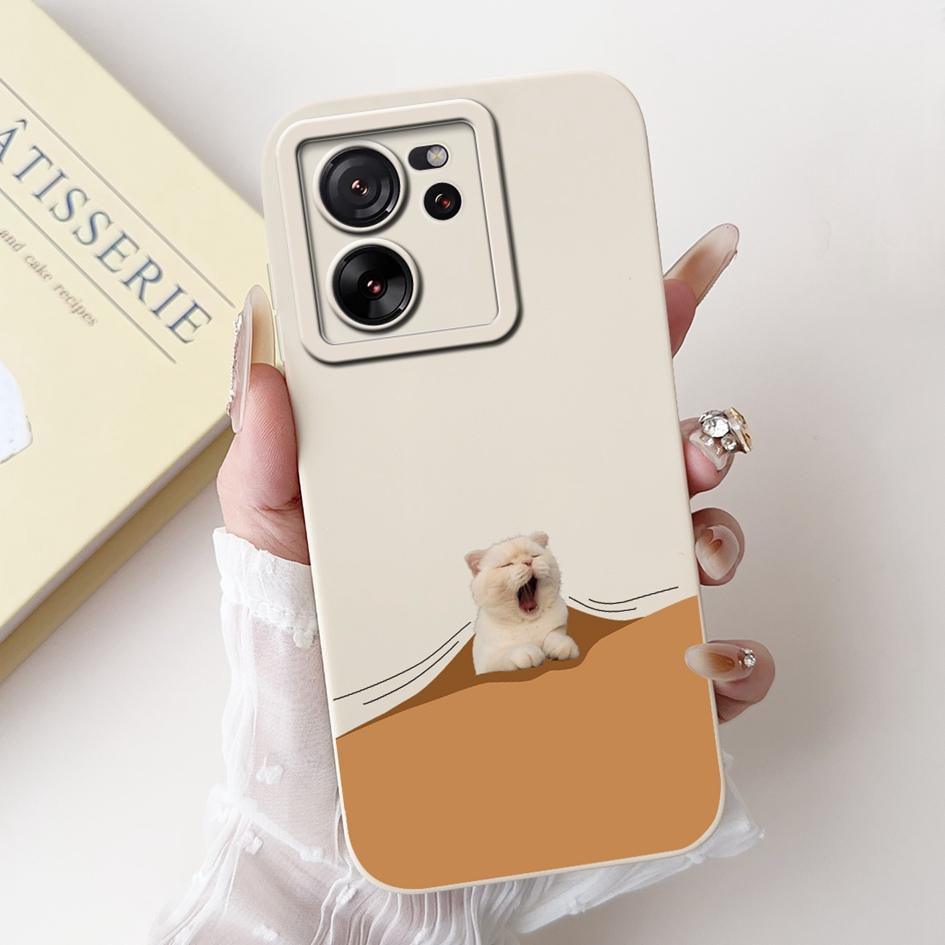 Für Xiaomi 13T 5G Hülle Mi 13T Pro Stoßfeste Abdeckung Niedlicher Panda Cartoon Mattes TPU Handyhülle Für Xiaomi 13T Mi13T Pro 13TPro Funda