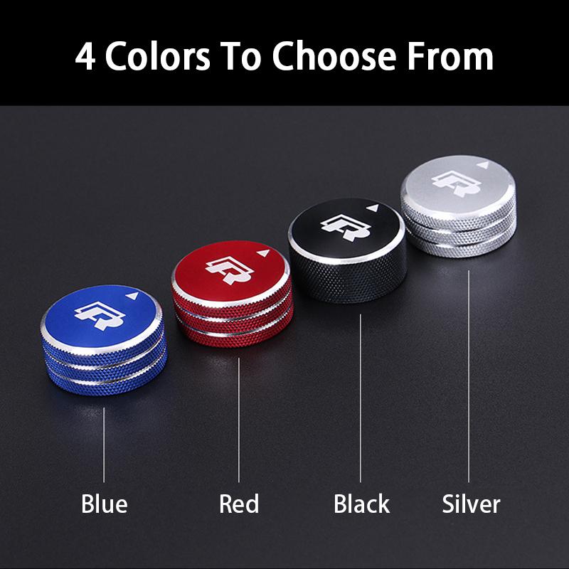 2026 Horké Pro VOLKSWAGEN VW 3D Hliníkové Ovládání Zrcátek Zadní Pohled R Logo Knoflík Kryt Samolepky Příslušenství Pro VW Volkswagen Magotan