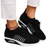 New Summer Casual Sports Shoes 2025 Fly Knit Women's Thick Sole Heightened Lightweight Plus Size Women's Shoes