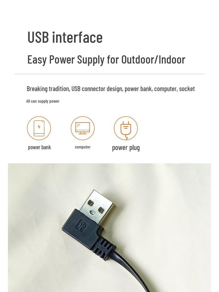 USB Rechargeable Graphene Hand Warmer Bag for Outdoor Infrared Warmth