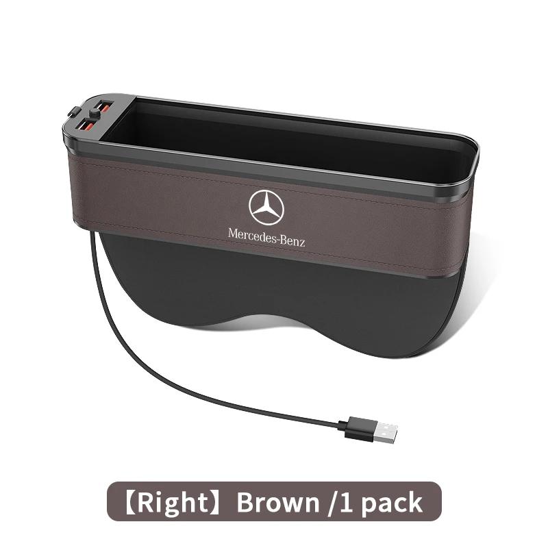 Crpmy8 2025 Hot Mercedes Benz A C E S R V Class Sprinter Vito CLA CLS SLK GLA GLC GLS GLK ML Car USB Charging Multifunction Crevice Sto