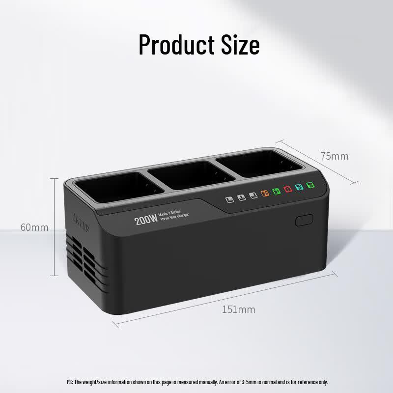 LKTOP 200W Fast Charging Hub for DJI Mavic 3 Series