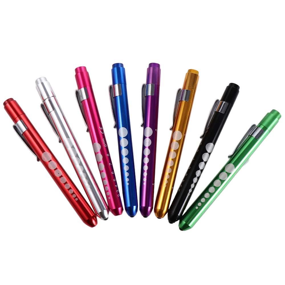 Kit Camping Light Work Inspection Ophthalmoscope Pocket Clip Doctor Nurse Pen LED Pen Light Flashlight Torch Penlight Torch
