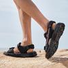 38-46 Summer Men's Leather Outdoor Sport Sandals  Casual Non-Slip Beach Sandals for Men