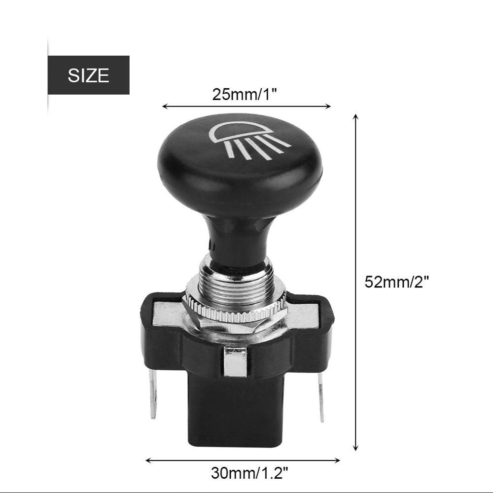 Car Auto Headlight Push Pull Light Switch 12V For Club Car Yamaha