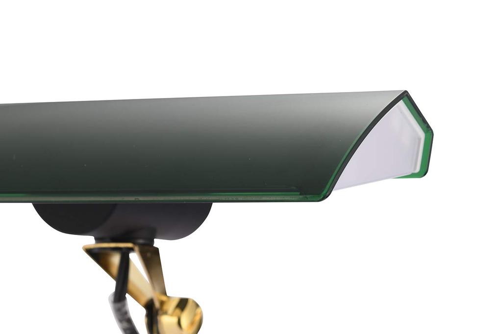 SWAN EXARM LED desk light dial switch stepless dimming Green 750lm “NY” (0-100%) 10.5W LEX-1100GR