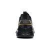 Li Ning Cushioning Slip Resistant Abrasion Resistant Low top Training Shoes Black Gold AFVR003-1