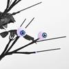 LED Purple Lighted Halloween Artificial Birch Tree Light DIY Black Branches Tabletop Lamp Spooky Home Party Festival Halloween Decor
