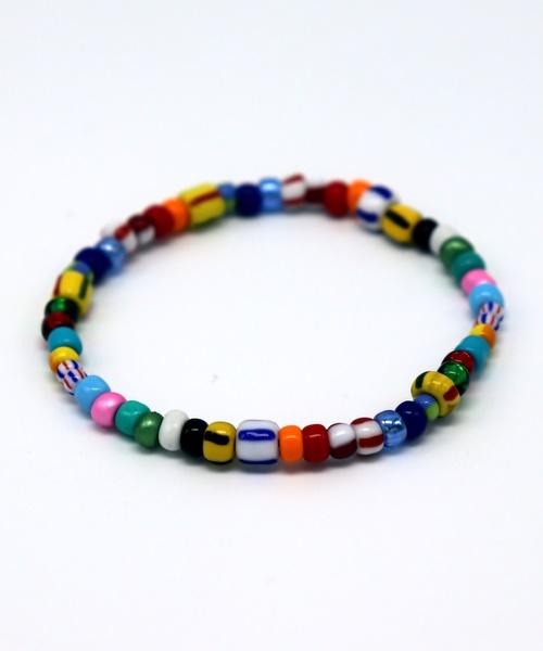 Bonbeau Print Beads Mix Layered Bracelet Layered Fashion Bead Bracelet