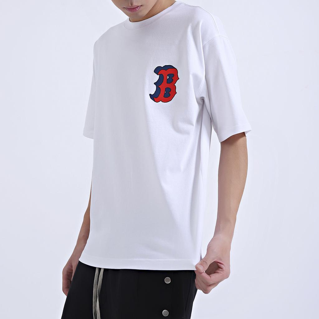 New MLB T Shirt Women's White Summer 31TSP1131-43W