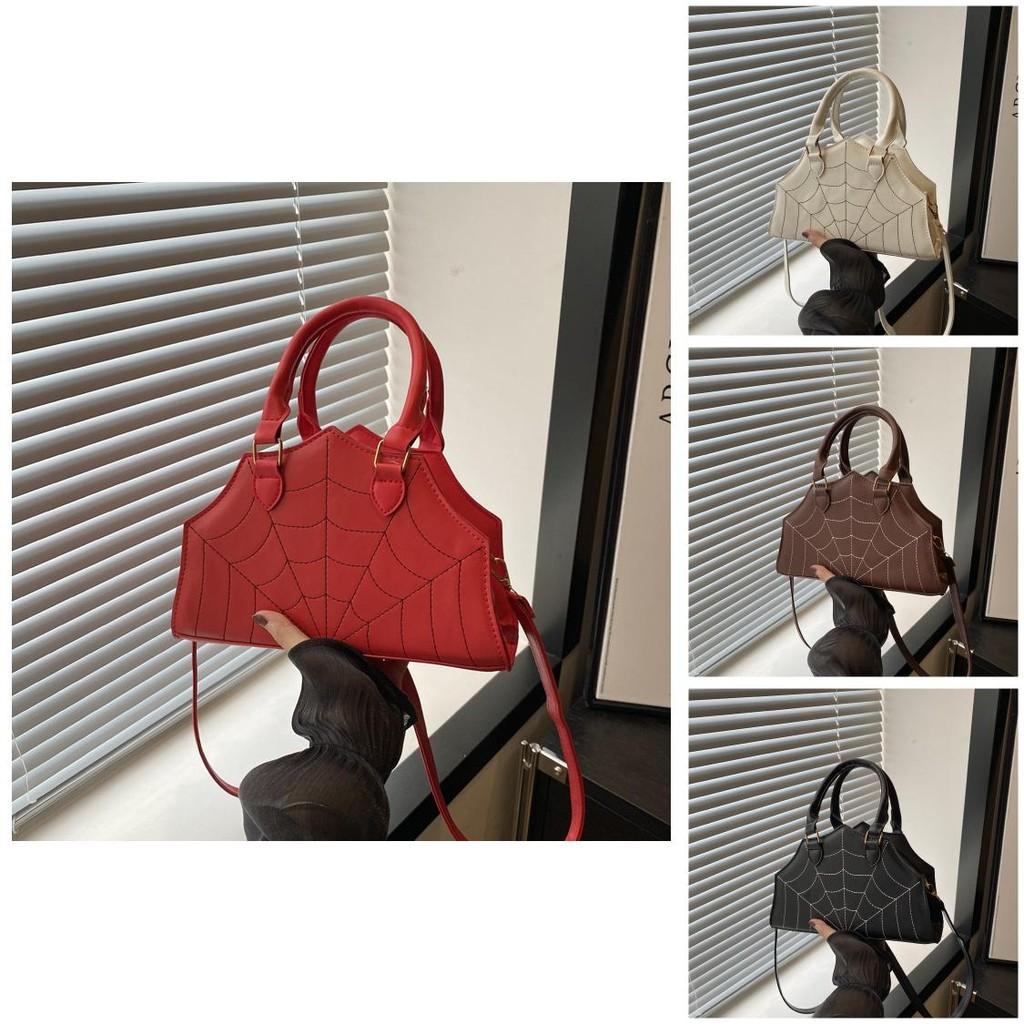 2024 Fashionable Spider Design Casual Large Capacity Pu Shoulder Bag For Daily Use