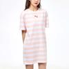 Puma Summer Breathable Loose A-Line Round Neck Short Sleeve Dress Women Dresses Pink 845867-27