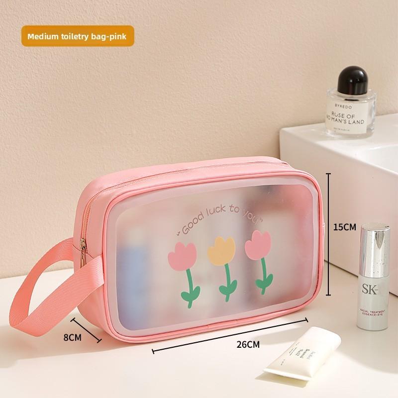 Cute Cartoon Waterproof Travel Makeup Bag Large Capacity Organizer For Girls