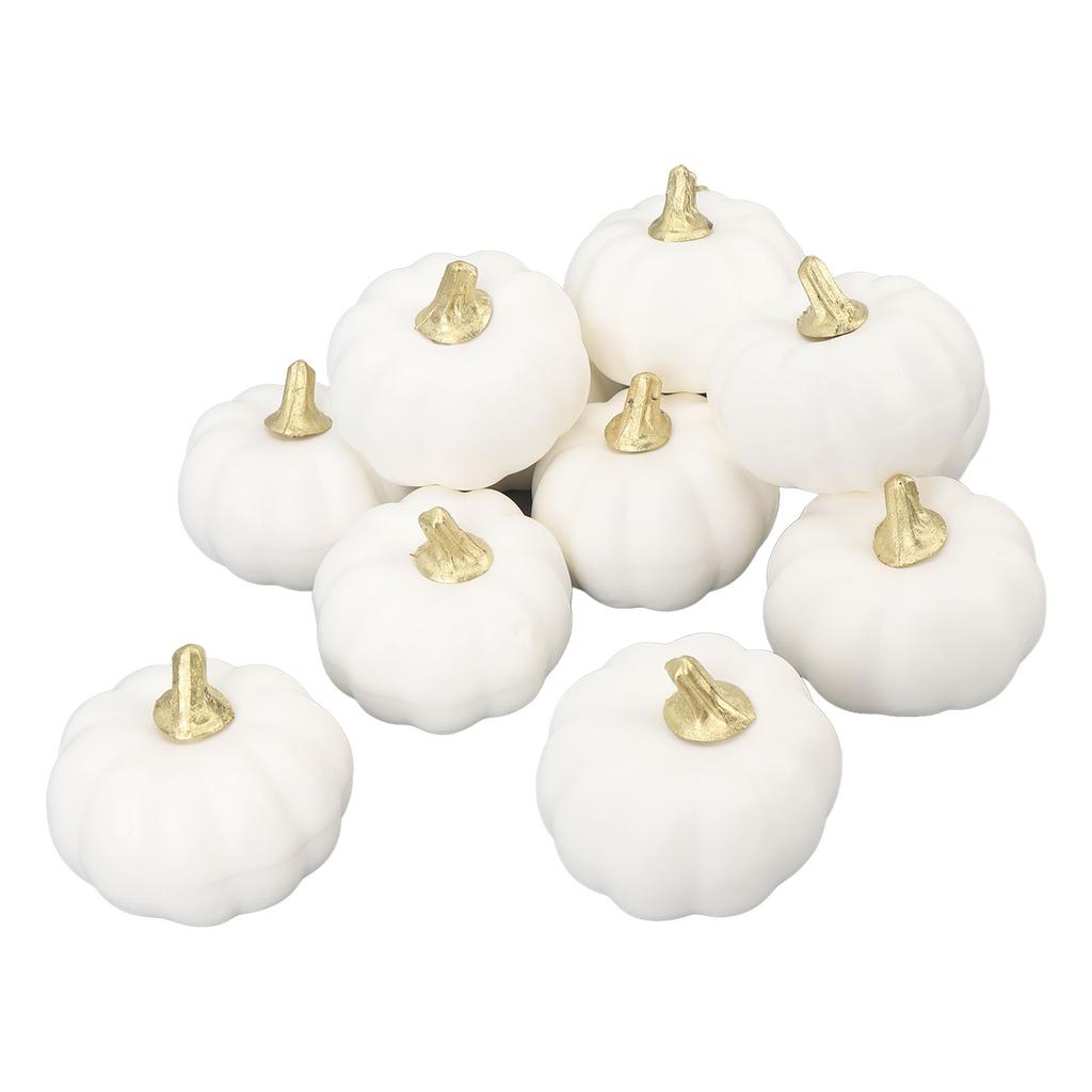 12pcs Foam Pumpkin Decorations Fake Foam Pumpkin Decor Autumn Decorative Pumpkin for Nail Art