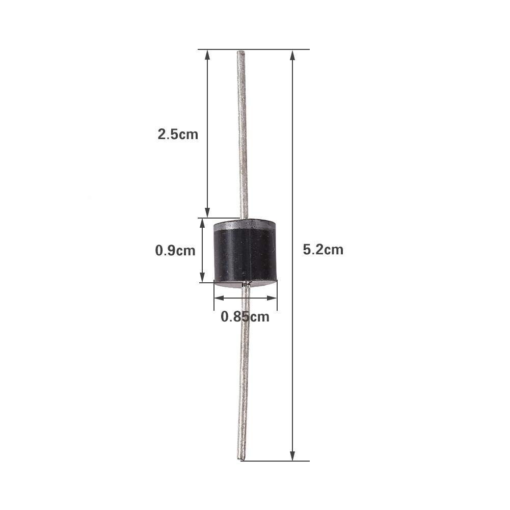 50pcs 10A 10A 10 Voltage Axial Rectifier Diode Set 10A 1000V 10a Rectifier Diode