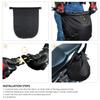 Motorbike Helmet Bag Portable Travel Motorcycle Equipments Bag Waterproof Combination Lock Anti-Theft Luggage Storage Bag Rider