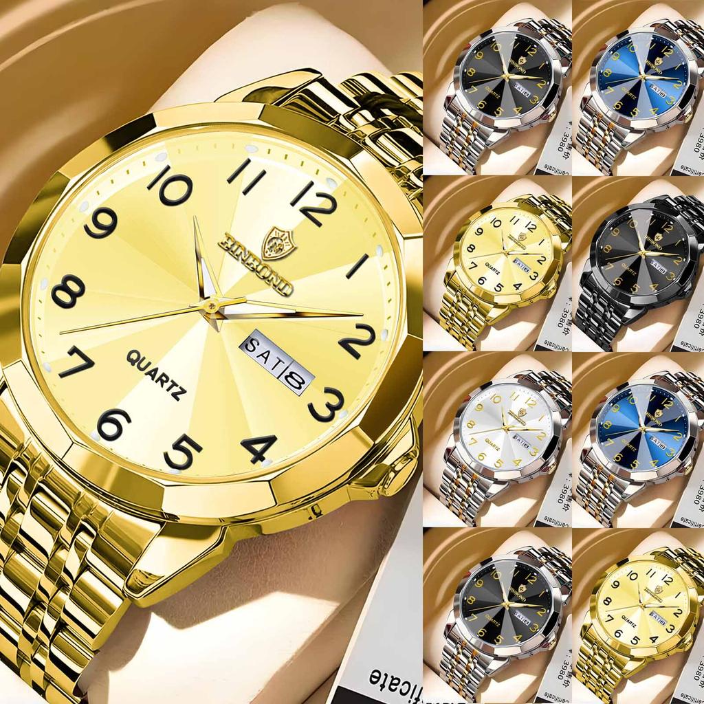 Men's Waterproof Luminous Running Alarm Clock Watch