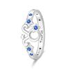 New 925 Silver Twelve Constellation Series Zircon Ring For Women Fit Wedding Party Jewelry Gifts