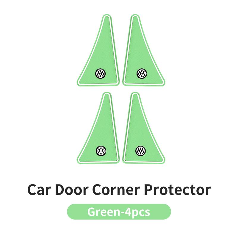 2Pcs/4Pcs Auto Car Door Corner Anti-collision Protector Sticker For VW Golf GTI Polo Passat Tiguan Jetta T-ROC Touareg Touran CC zr2