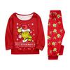 Print Cute Family Set Pajamas, Home Clothes, Family Set Long Sleeve Top Pants Set