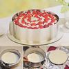Cake Pan Mold, 6-12 Inches Adjustable Stainless Steel Round Mousse Ring Bake Tool Cake Size Mold