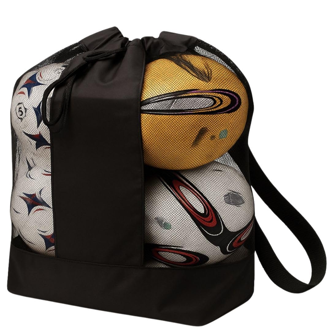 

RER Ball Game Bag Storage for Soccer Balls, Basketballs, and Volleyballs
