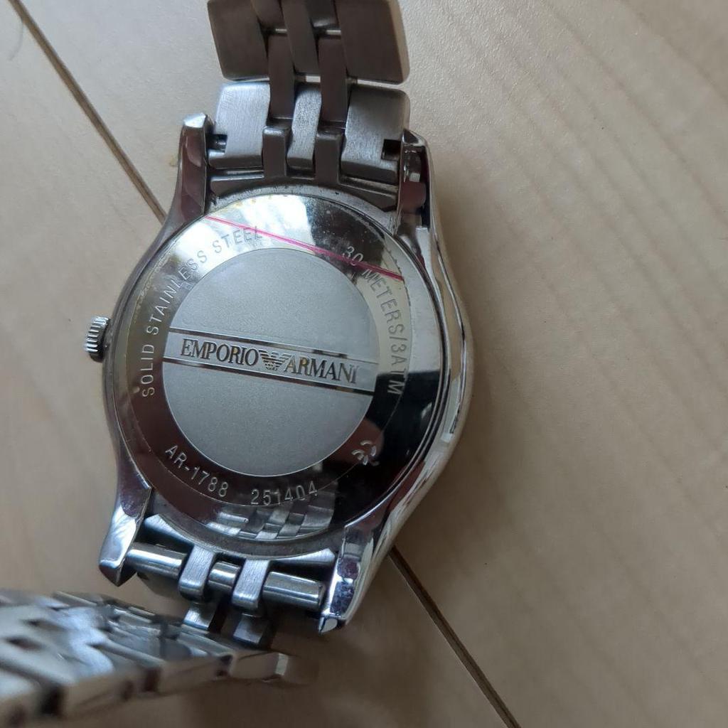 Used Emporio Armani AR1788 Silver Watch