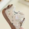 Infant Toddler Walking Shoes, Autumn Baby Girls' Soft-Soled Sneakers, Bow-Knot Korean Style Princess Shoes for Little Girls.