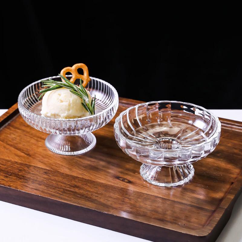Transparent Glass Dessert & Drink Cups