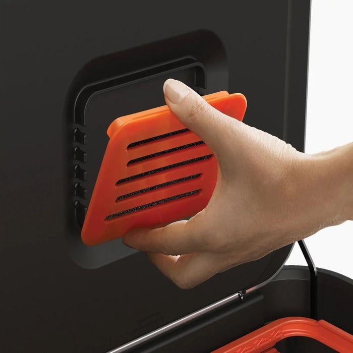 Titan - Compacteur de Déchets Acier,Noir