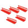 5Set Thicken Bird Feeder Outdoor Hanging Plastic Pigeons Feeding Device Cage Accessory Red
