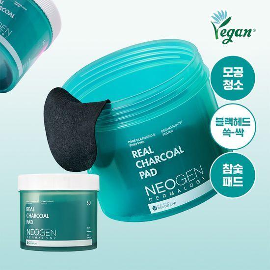 Neogen Real Charcoal Toner Pads (60 sheets)